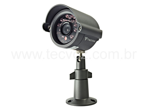 Câmera Mini Bullet Infra Red 25m - Day & Night - CCD Sony 1/3” - 480 TVL (0.0 Lux) - Lente 6.0mm - IP66 - CDIRS