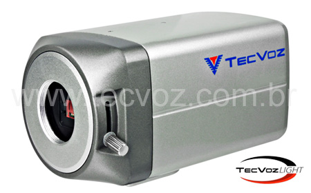 TEC-DNS420 - Câmera Profissional Day Night - CCD Sharp - 1/3 - 420TVL Color - 0,7 Lux - P/B 0,1 Lux
