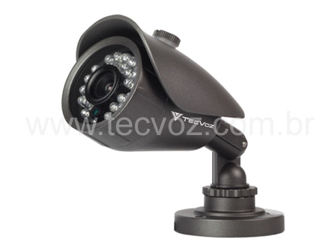 Câmera Bullet Infra Red Digital 700TVL 1/3 0.0 Lux 25 MTS - 6.0 mm - ICR - IP66 (24 Leds) - CBHS