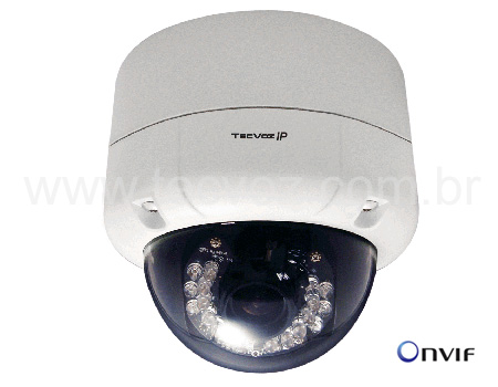 Câmera IP Dome 2 megapixel Infrared 15 metros TECVOZ - HLV-1WAD/P