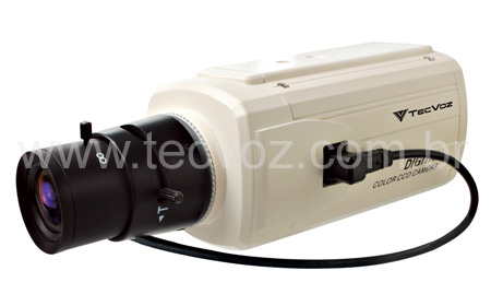 TBS-63NB - Câmera Prof. Day Night - CCD Sony Super Had II - 1/3 - 600 TVL Color - 0,1 Lux - P/B - 0,01 Lux - WDR, HLC, BLC, DIS, 3DNR e SLC - Alimentação AC/DC