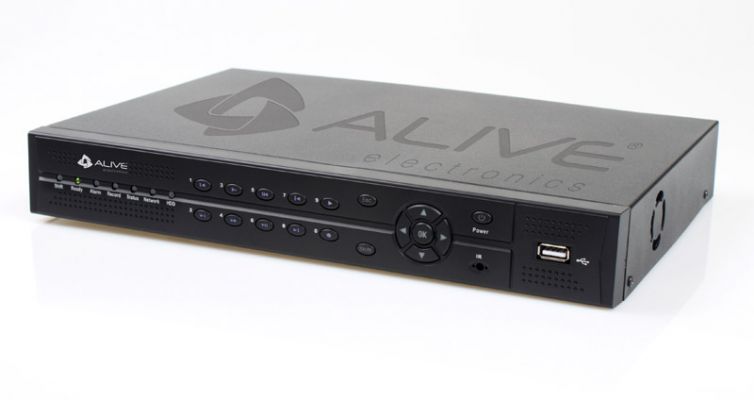 DVR Alive 16 canais 480 FPS / H264 / HDMI / D1 em 4 canais - AL-DVR 3016