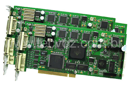 Placa DVR TecVoz 960/960 fps / 32 Câm - 32 áudios